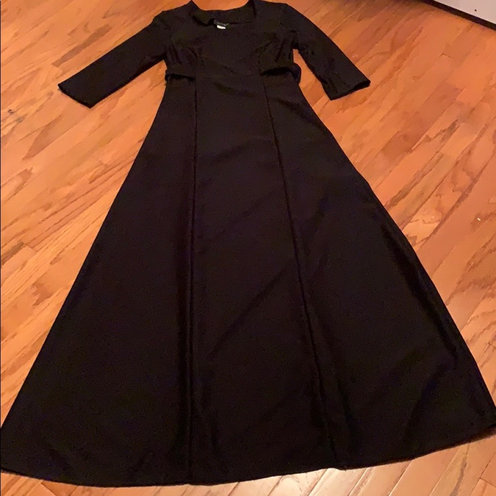Formal Black Dress w/Bow